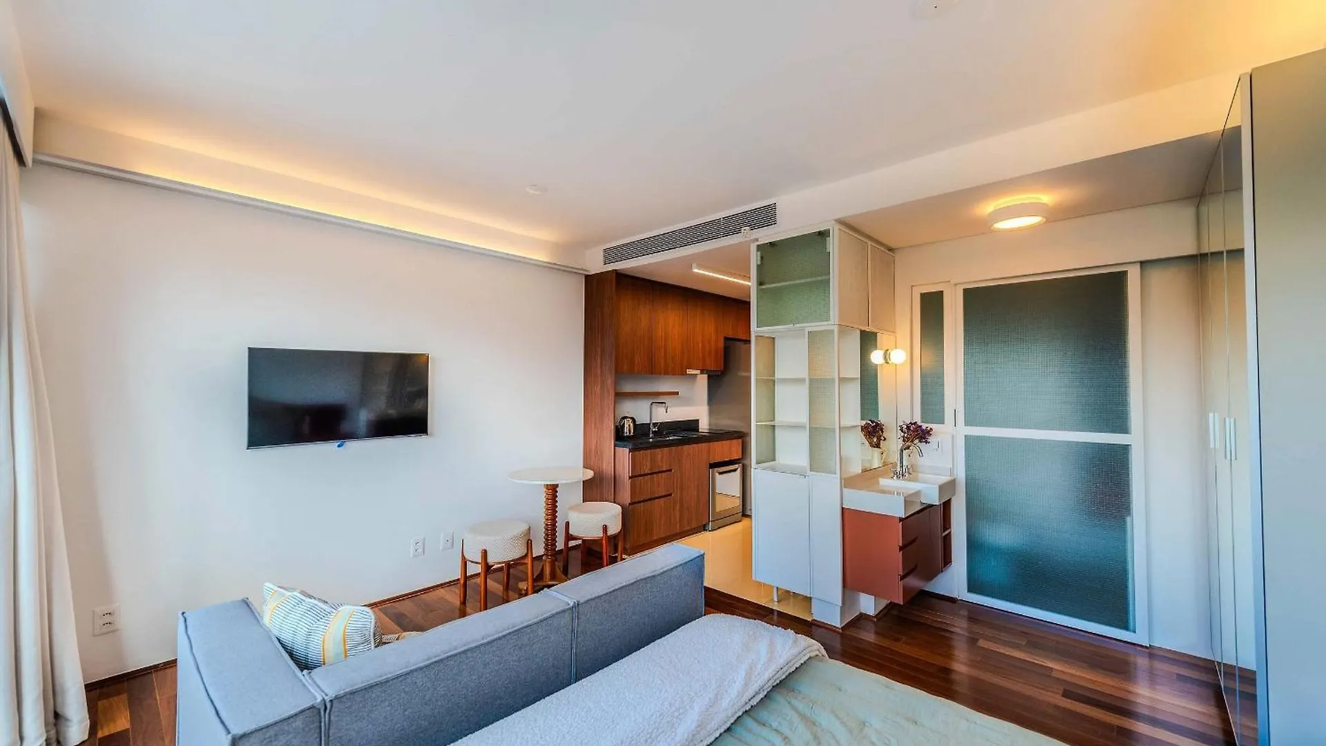 펜션 Studio Em Pinheiros C/ Piscina E Coworking - Pg508 상파울루